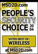 People's Security Choice - Best Wireless 2004