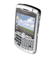 BlackBerry Curve 8310 (silver) Top Angle