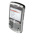 BlackBerry Curve 8310 Vodafone - Top Angle 