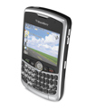 BlackBerry Curve 8330 (silver) Top Angle